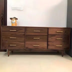 Commode double classique en pin naturel