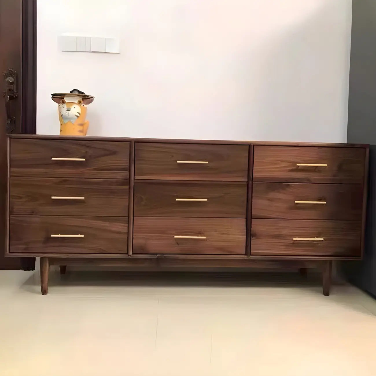 Commode double classique en pin naturel