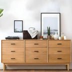 Commode double classique en pin naturel