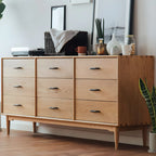 Commode double classique en pin naturel