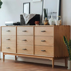 Commode double classique en pin naturel