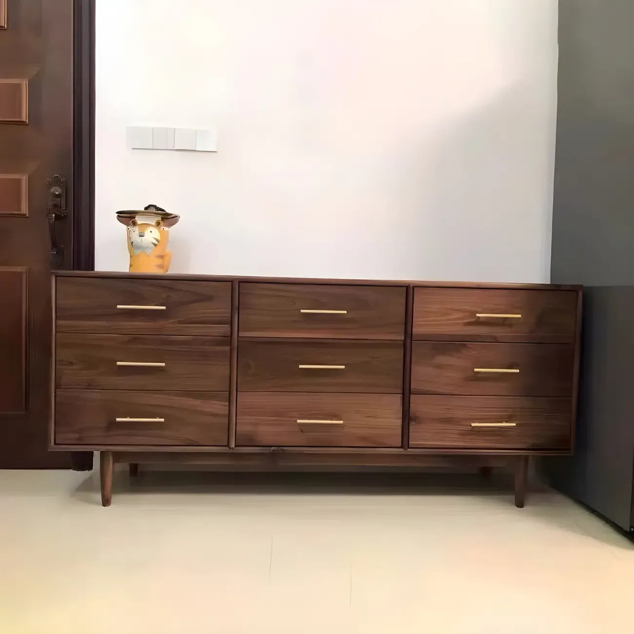 Commode double classique en pin naturel