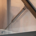 Cuisine, applique murale en bois noir, éclairage LED court, vaisselier