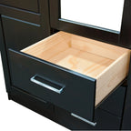 Armoire-penderie Palace Imports Cosmo 3 portes, 100 % bois massif, avec portes en bois massif ou miroir