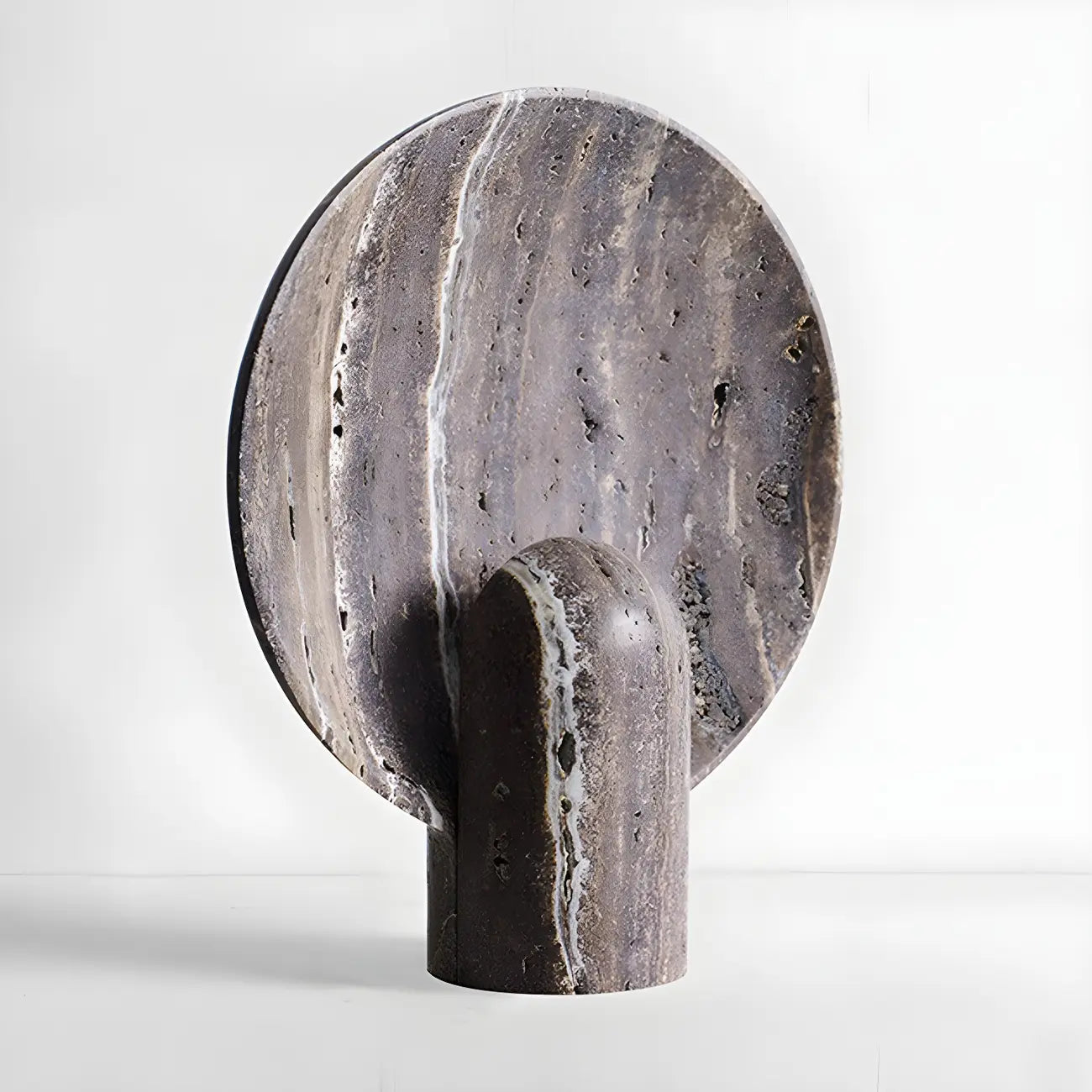 Lampe de table moderne Art Déco en pierre pour chambre à coucher