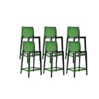 Tabouret de bar rectangulaire moderne et élégant en acrylique transparent