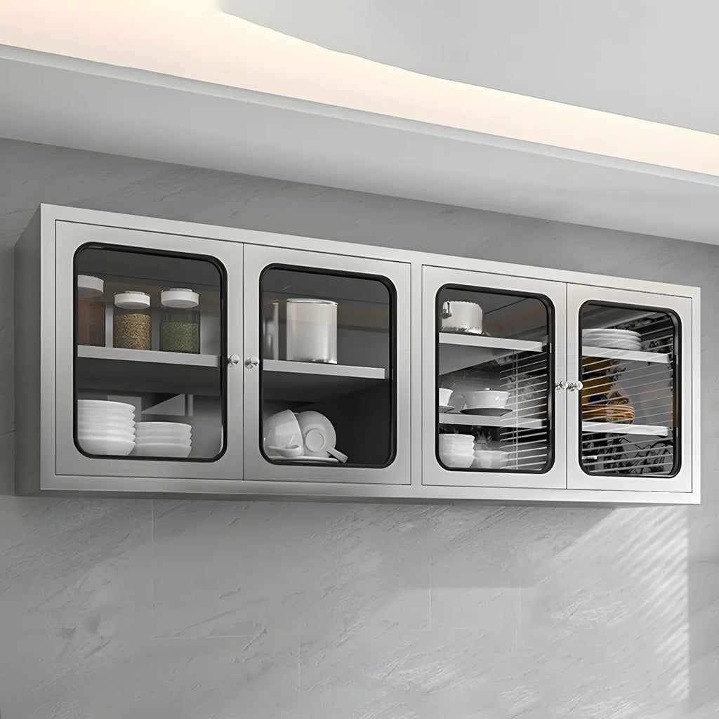 Pensile da Cucina in Acciaio Inox Regolabile