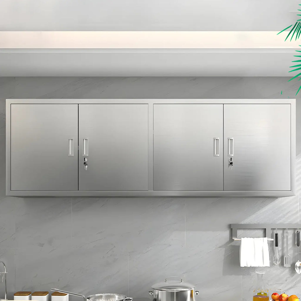 Pensile da Cucina in Acciaio Inox Regolabile