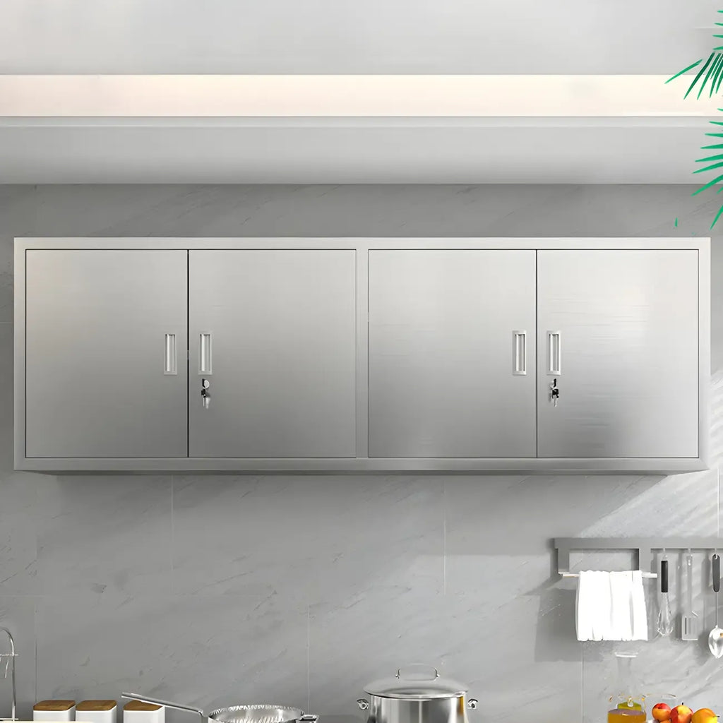 Pensile da Cucina in Acciaio Inox Regolabile