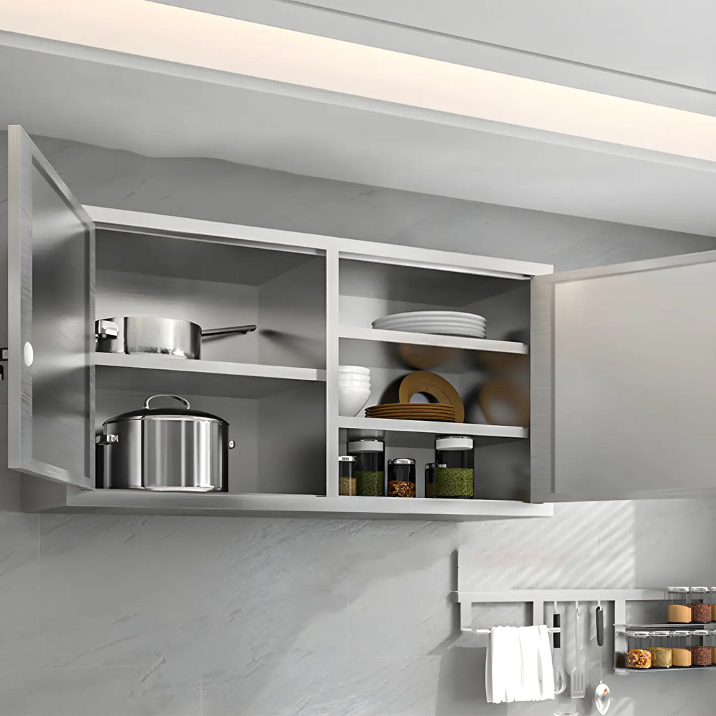 Pensile da Cucina in Acciaio Inox Regolabile