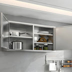 Pensile da Cucina in Acciaio Inox Regolabile