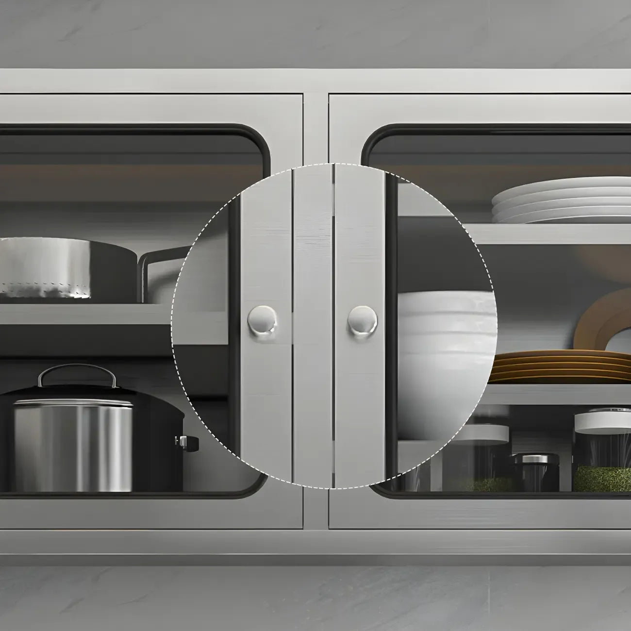 Pensile da Cucina in Acciaio Inox Regolabile