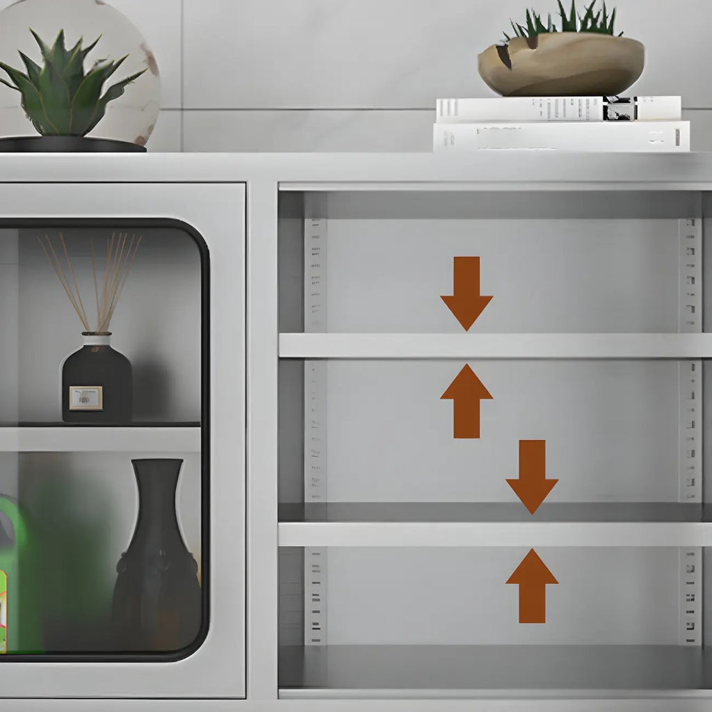 Pensile da Cucina in Acciaio Inox Regolabile