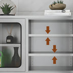 Pensile da Cucina in Acciaio Inox Regolabile