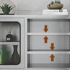 Pensile da Cucina in Acciaio Inox Regolabile