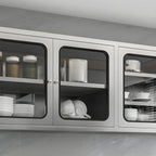 Pensile da Cucina in Acciaio Inox Regolabile