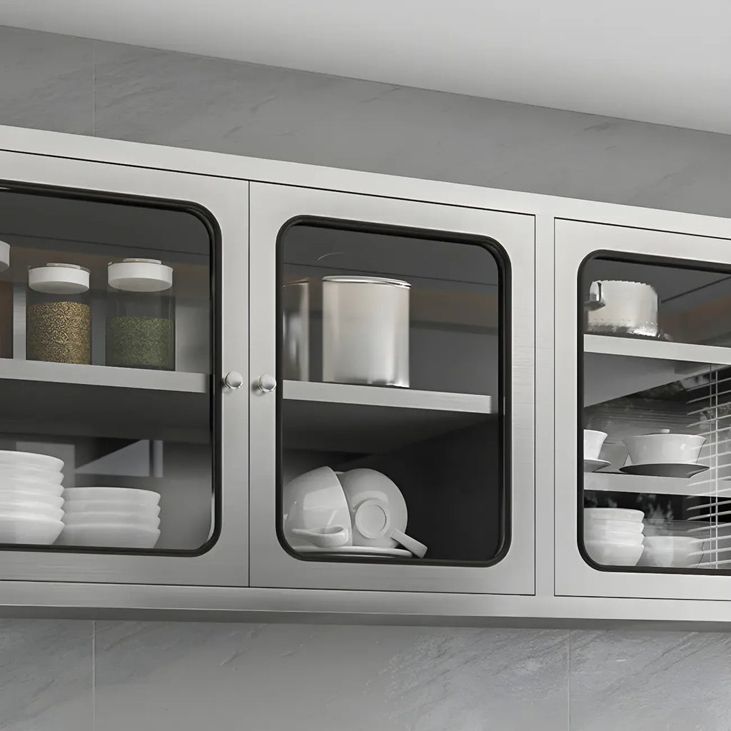 Pensile da Cucina in Acciaio Inox Regolabile