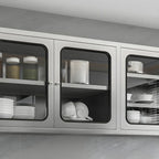 Pensile da Cucina in Acciaio Inox Regolabile