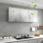 Pensile da Cucina in Acciaio Inox Regolabile
