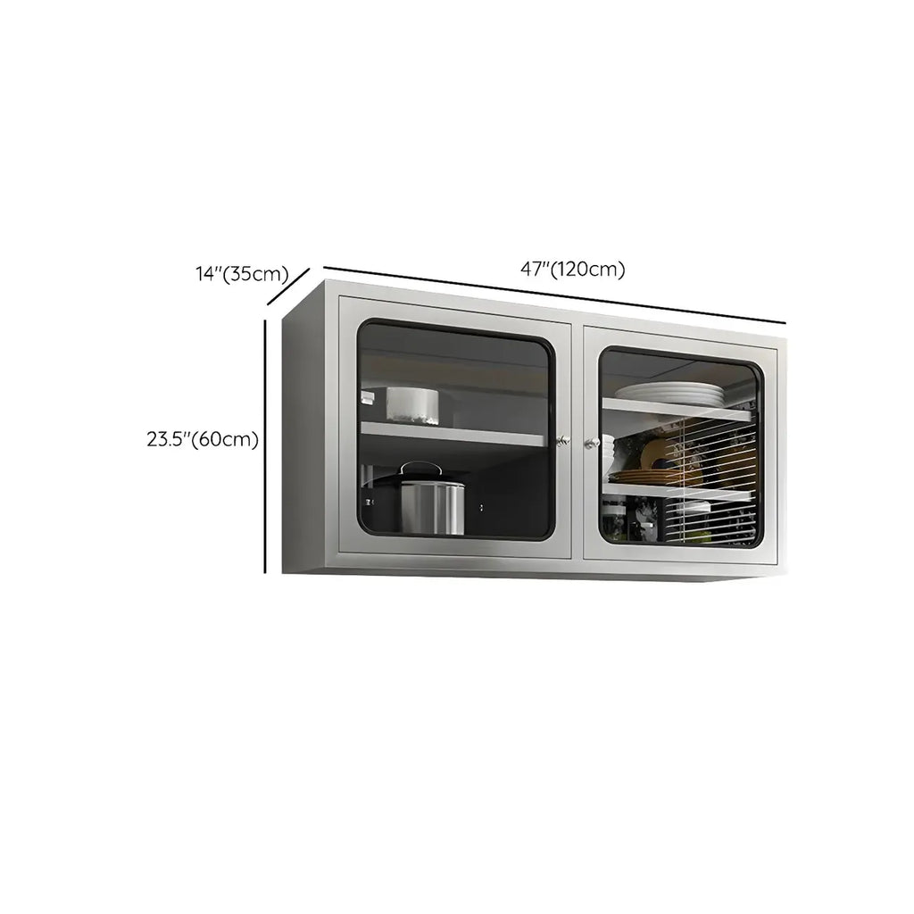 Pensile da Cucina in Acciaio Inox Regolabile