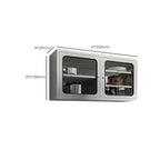 Pensile da Cucina in Acciaio Inox Regolabile