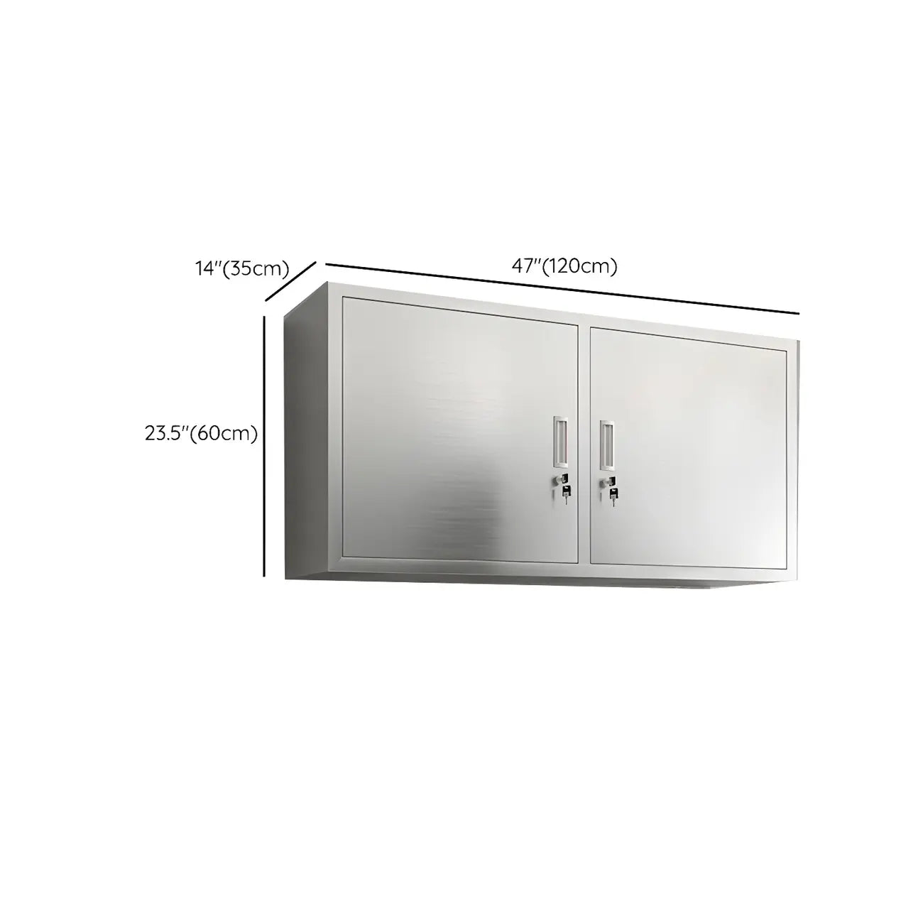 Pensile da Cucina in Acciaio Inox Regolabile