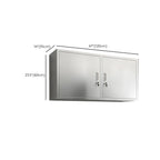 Pensile da Cucina in Acciaio Inox Regolabile