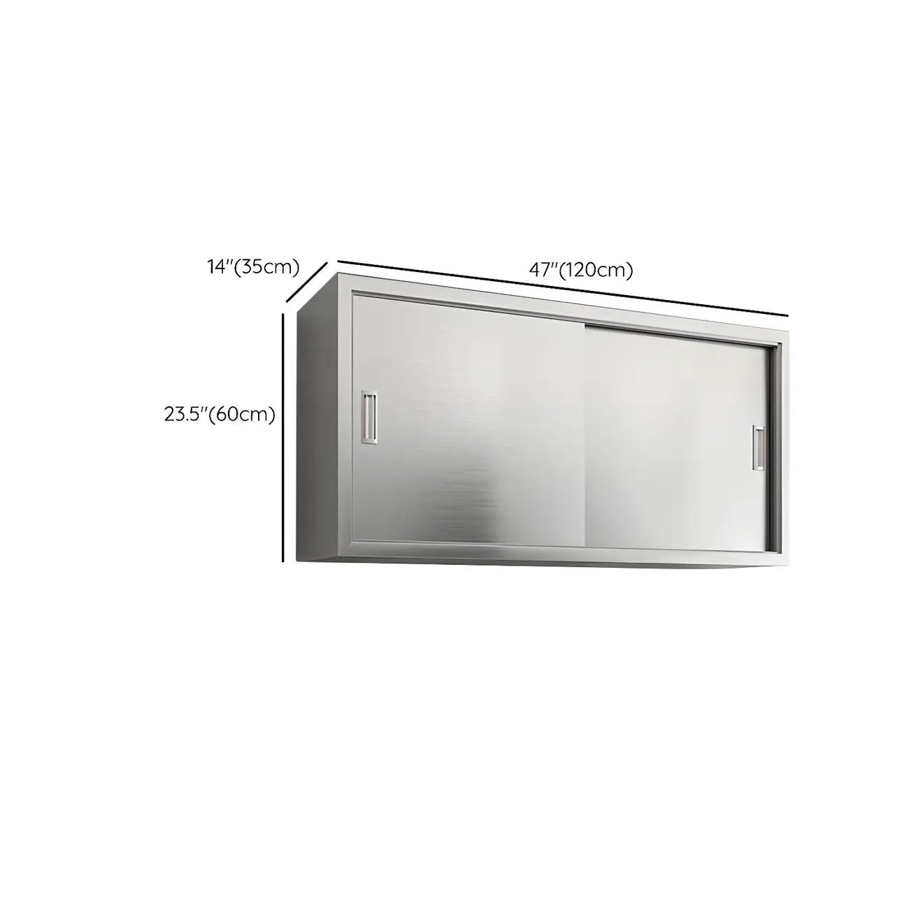 Pensile da Cucina in Acciaio Inox Regolabile