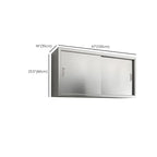 Pensile da Cucina in Acciaio Inox Regolabile