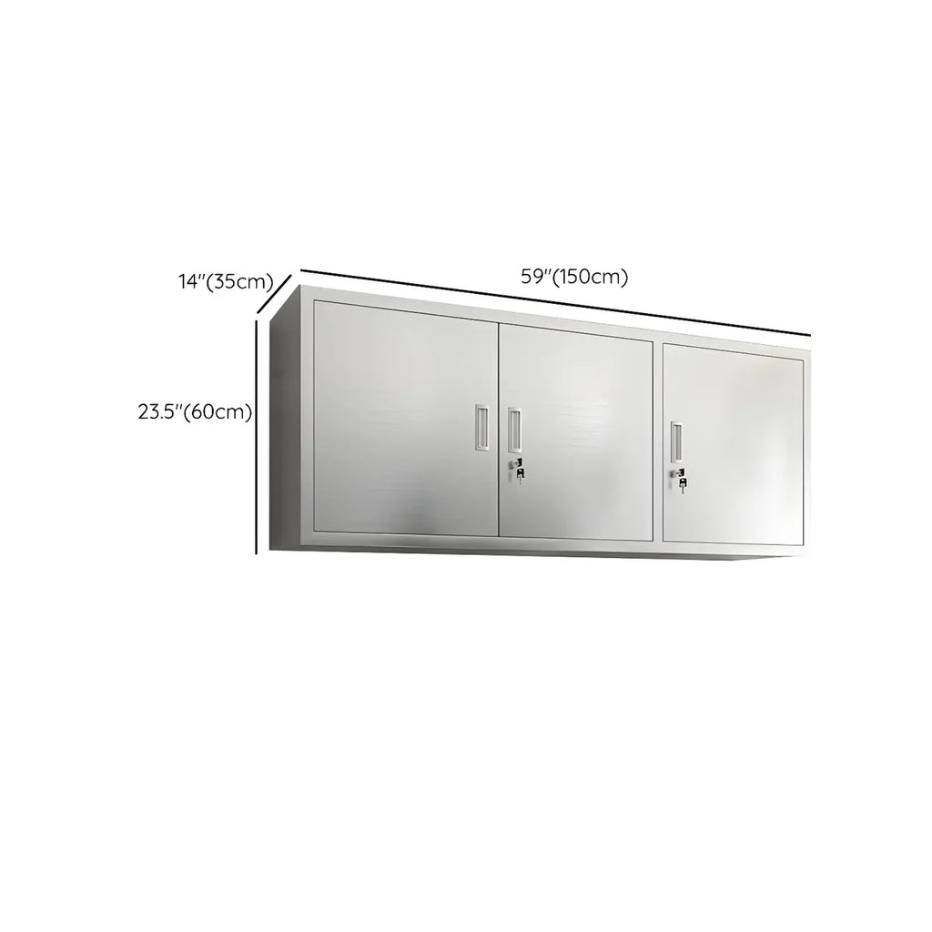 Pensile da Cucina in Acciaio Inox Regolabile