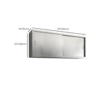 Pensile da Cucina in Acciaio Inox Regolabile