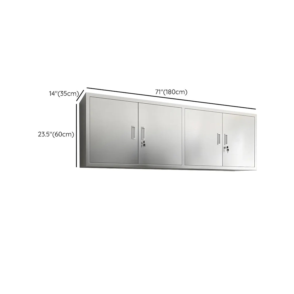 Pensile da Cucina in Acciaio Inox Regolabile