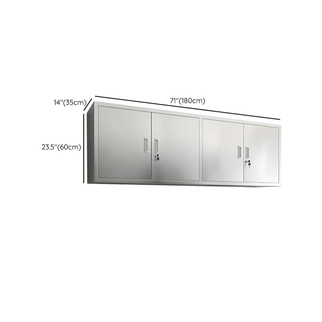 Pensile da Cucina in Acciaio Inox Regolabile
