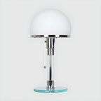 Lampe de table minimaliste en forme de dôme avec chaînette