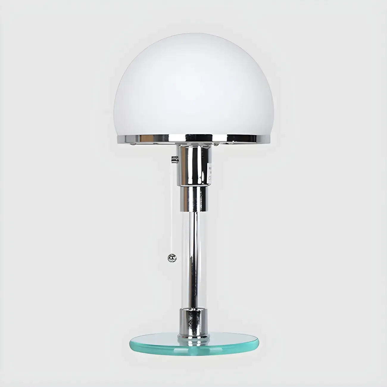 Lampe de table minimaliste en forme de dôme avec chaînette