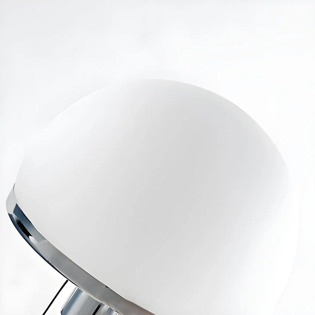 Lampe de table minimaliste en forme de dôme avec chaînette