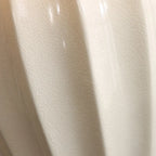 Lampe de table élégante en céramique avec abat-jour en tissu en forme de tonneau pour chambre à coucher