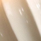 Lampe de table élégante en céramique avec abat-jour en tissu en forme de tonneau pour chambre à coucher