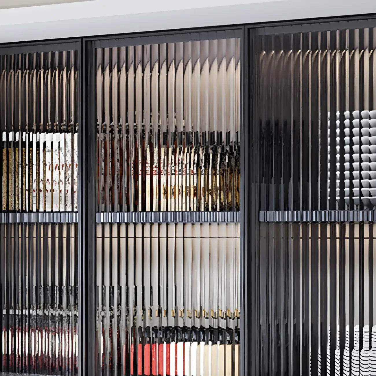 Meuble de rangement suspendu en métal gris pour cuisine