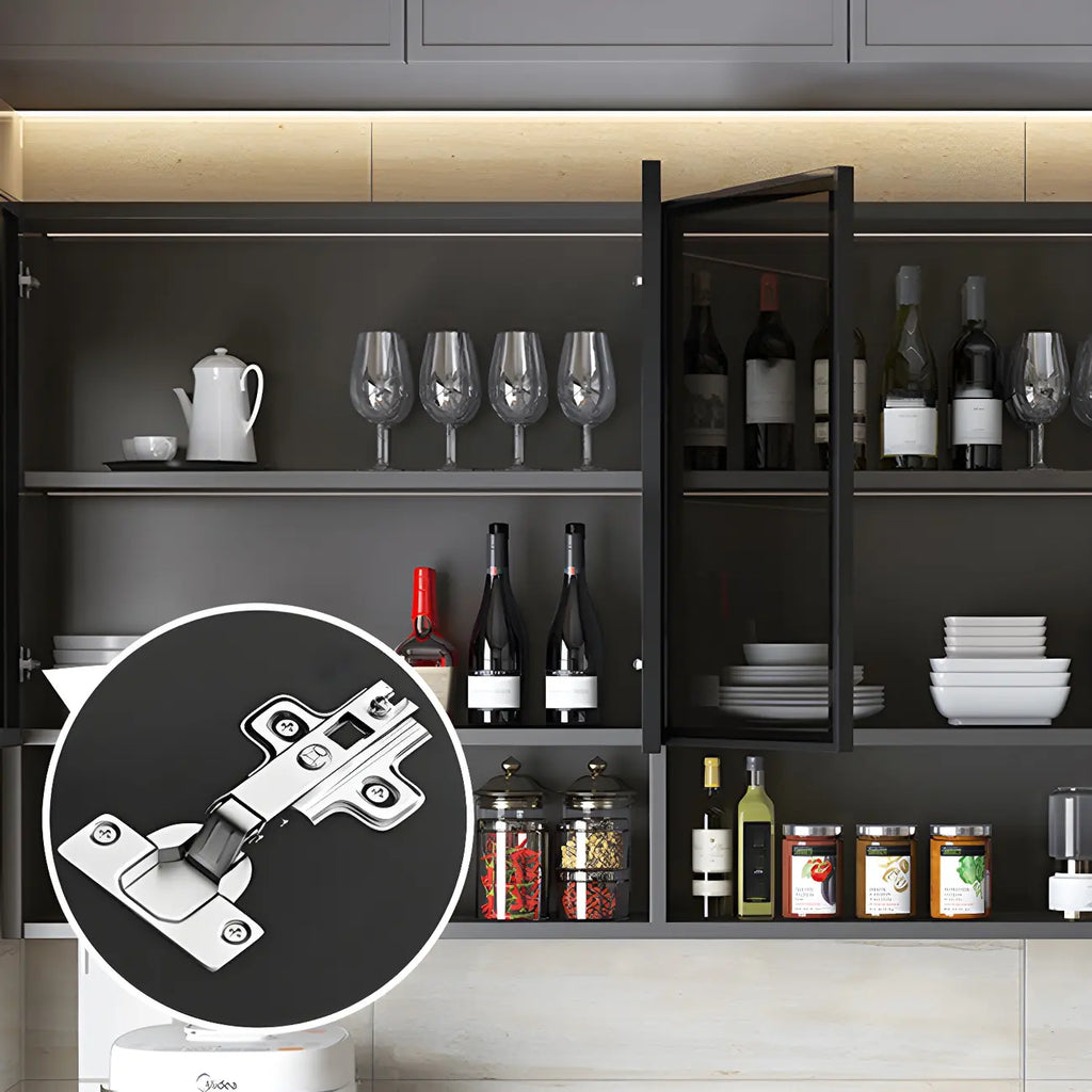 vaisselier mural en bois gris pour cuisine
