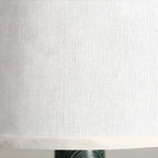 Lampe de chevet LED en céramique verte exquise, idéale pour les yeux.