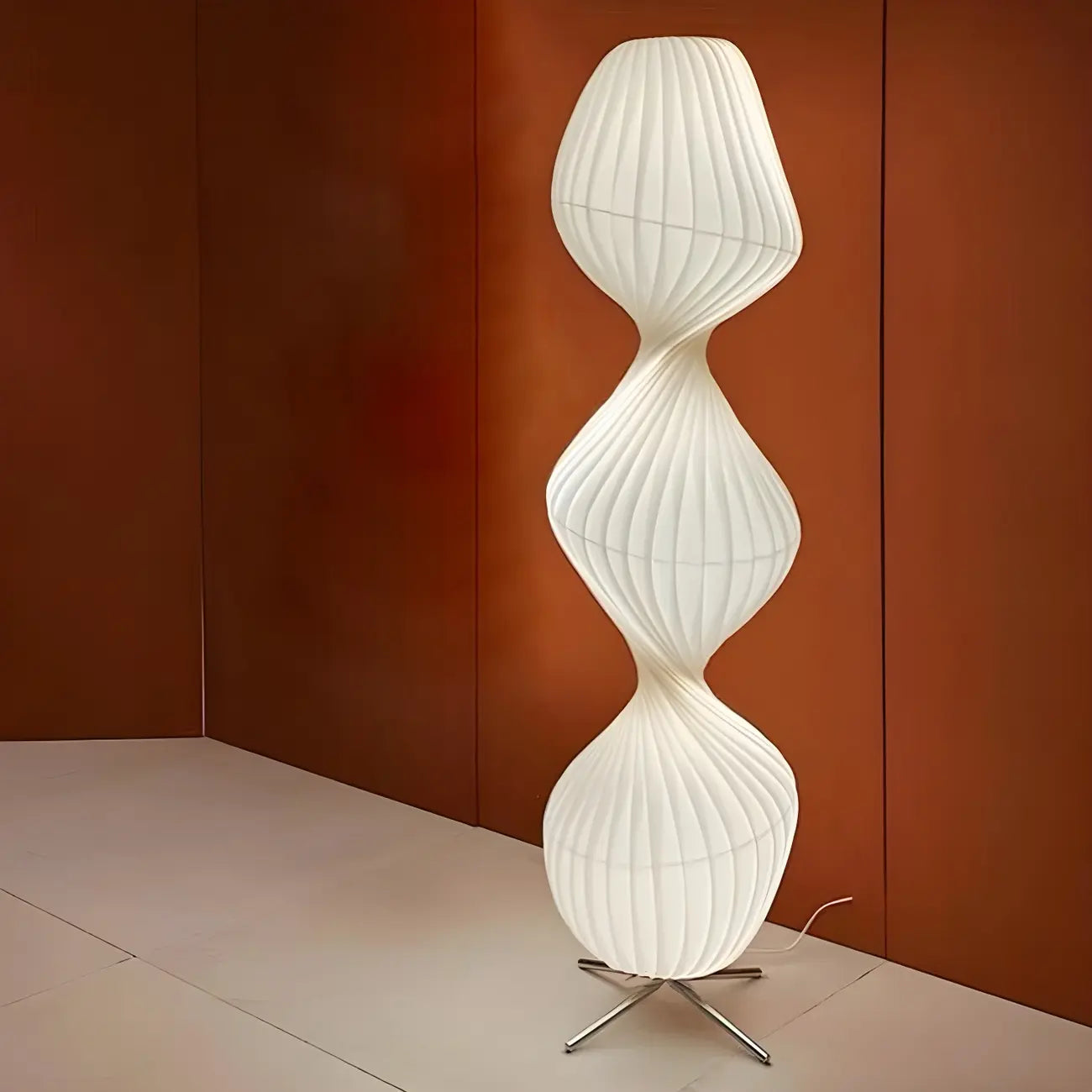 Lampadaire LED unique pour la décoration du salon