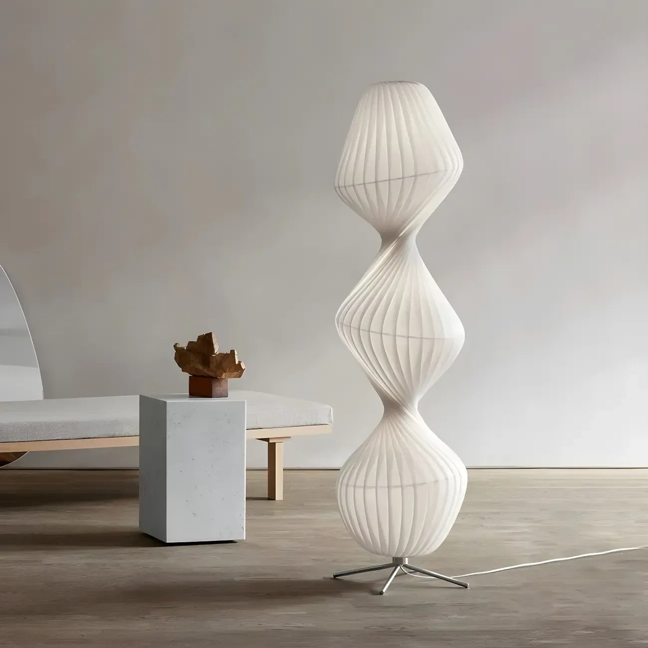 Lampadaire LED unique pour la décoration du salon