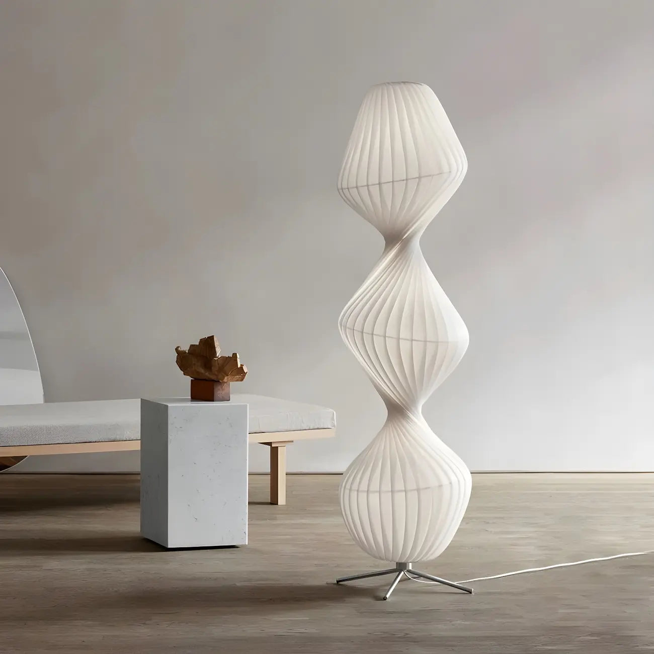 Lampadaire LED unique pour la décoration du salon