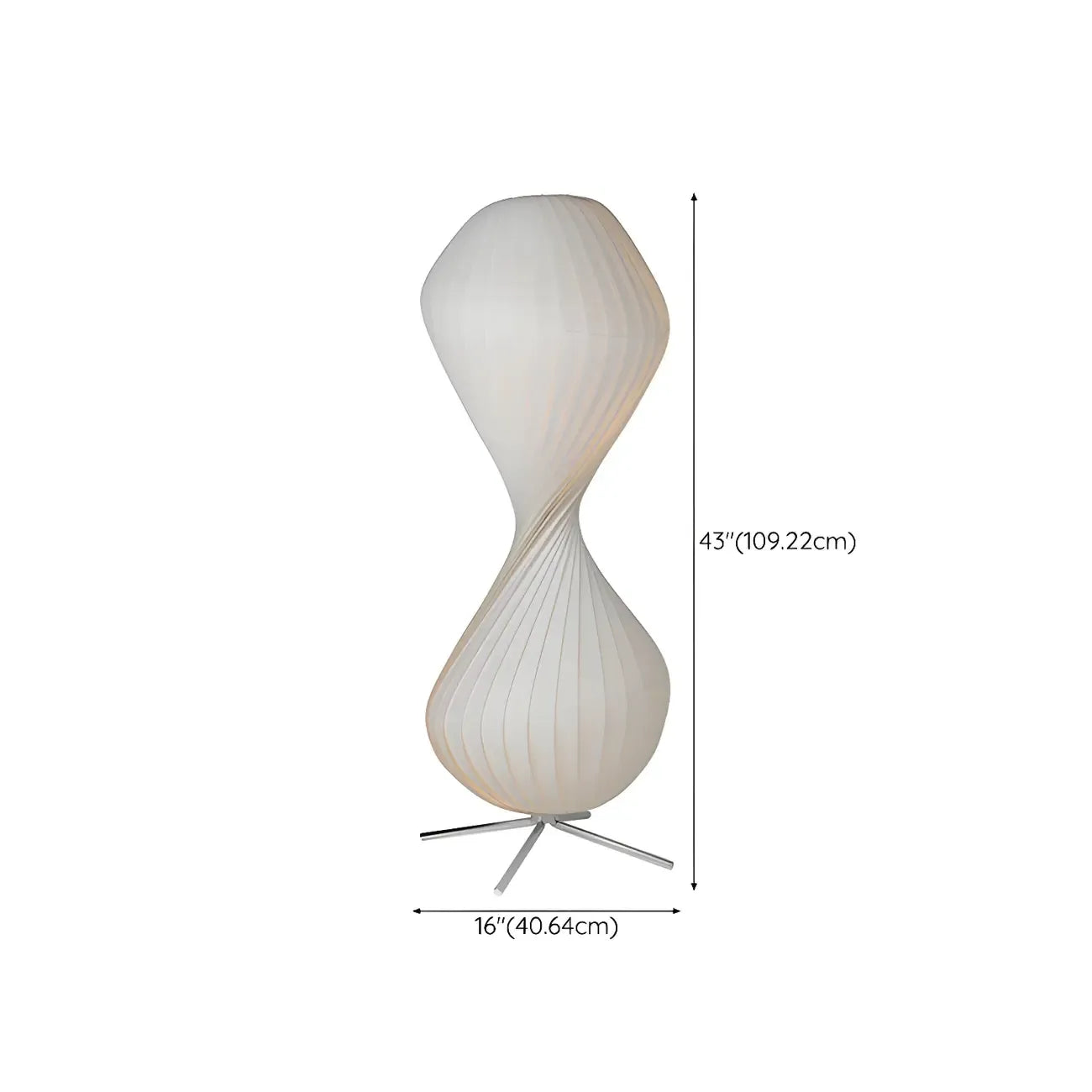 Lampadaire LED unique pour la décoration du salon
