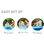 Piscine hors sol Intex 3,05 m x 76 cm avec cadre métallique et pompe de filtration