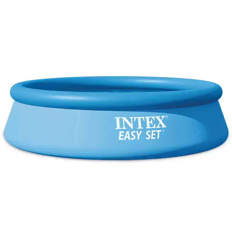INTEX 28120EH Easy Set Inflatable Swimming Pool: 10ft x 30in  Puncture-Resistant Material  Quick Inflation  1018 Gallon Capacity  23in Water Depth