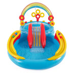 Piscine de jeu Dinosaure Intex 2,44 m x 1,91 m x 1,09 m et Piscine gonflable Arc-en-ciel