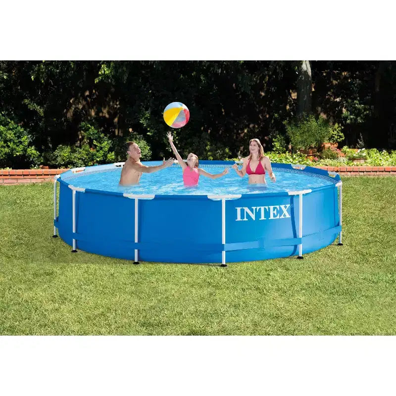 Piscine Intex 12' x 30' à armature métallique avec filtre et cartouches filtrantes de type A ou C