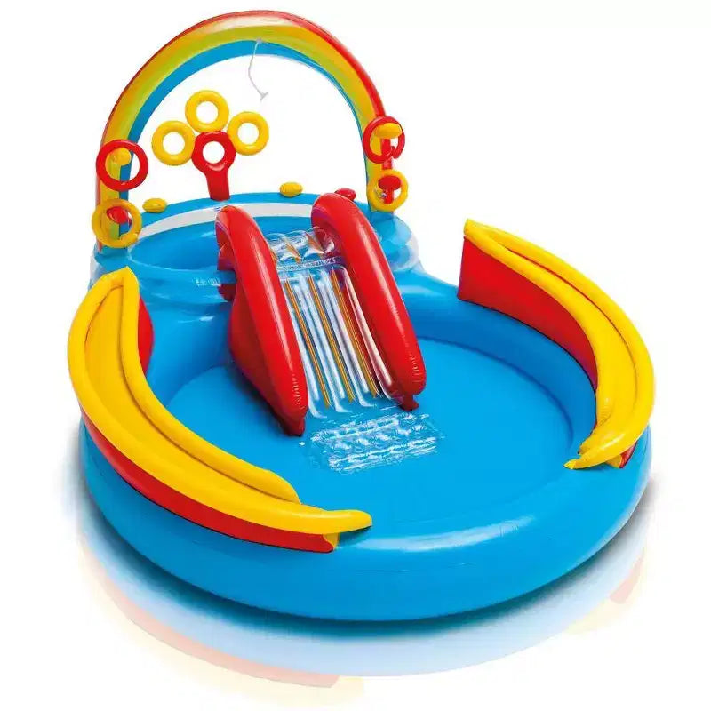Piscine de jeu gonflable Intex 2,97 m x 1,93 m x 1,35 m Rainbow et piscine de jeu Ocean